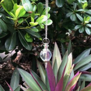 clear quartz pendulum