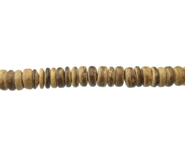 coconut wood heishi beads 10mm