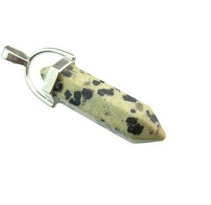 dalmatian jasper pendant