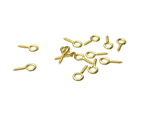 gold small screws bails