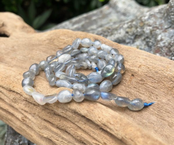 labradorite pebble gemstone beads