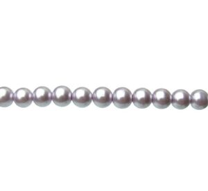 12mm lilac glass pearls beads