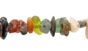 mixed gemstone chip beads