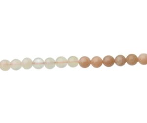 mixed moonstone 6mm round gemstone beads