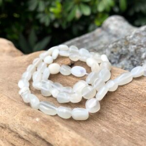 moonstone pebble gemstone beads