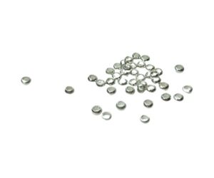 nickel silver large crimp beads