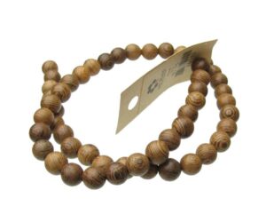 8mm round wood beads