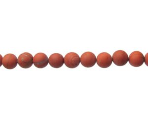 matte red jasper round beads 10mm