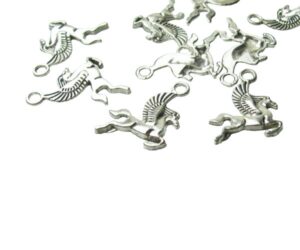 Pegasus unicorn silver charms