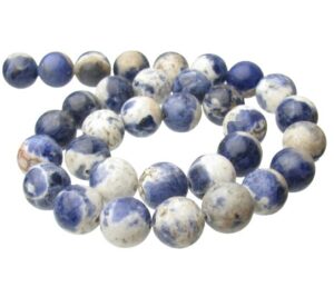 sodalite 12mm round gemstone beads
