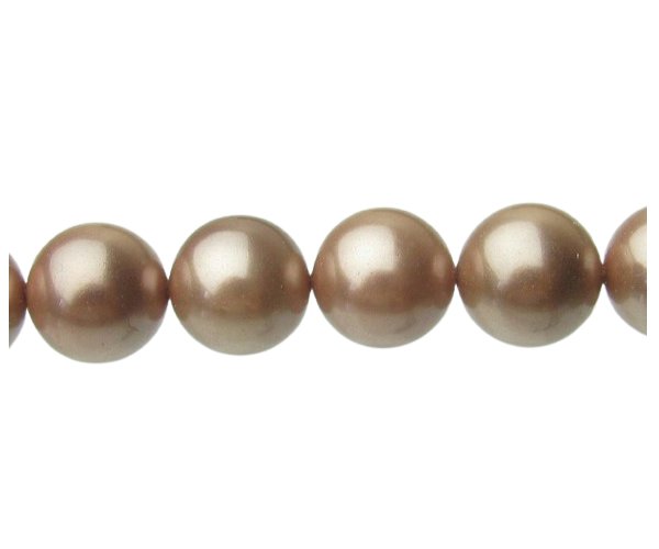 taupe shell based pearls 10mm