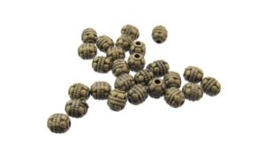 bronze round spacer beads