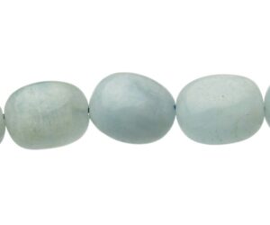 aquamarine nugget gemstone beads