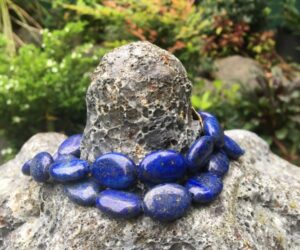 lapis lazuli oval beads