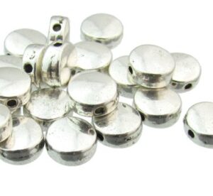 silver small coin beads