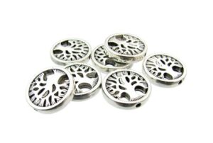 silver tree of life beads