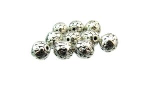 antique silver alloy beads for mala