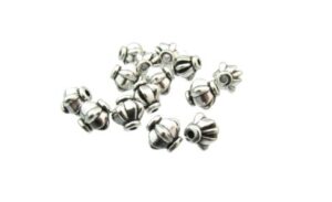 silver lantern spacer beads