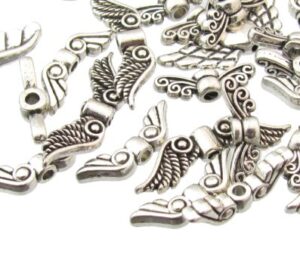 mixed silver angel wings