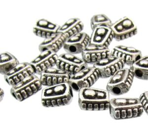 silver spacer beads