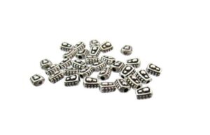 silver spacer beads