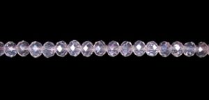 clear ab crystal rondelle 6x8mm beads