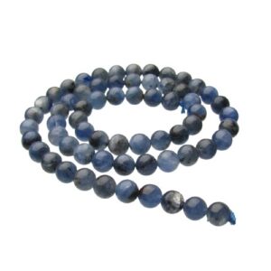 kyanite 6mm round gemstone beads natural