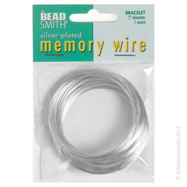 CBWS2070 beadsmith memory wire 1oz bulk silver