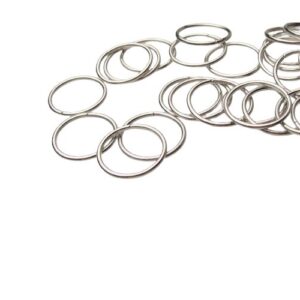 16mm nickel silver jump rings