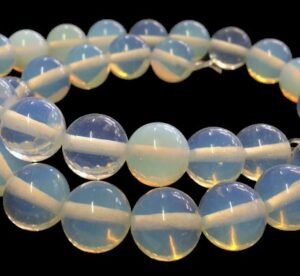12mm round opalite beads