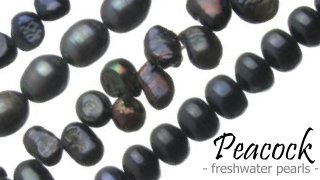 peacock freshwater pearls