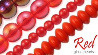 red glass beads australia