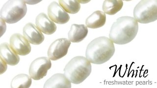 white freshwater pearls