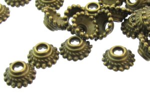 bronze bead caps