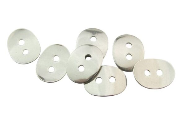 stainless steel button