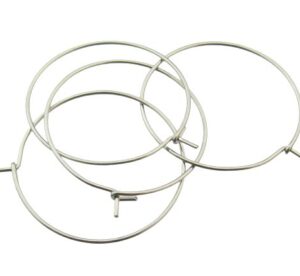stainless steel hoops wine glass loops
