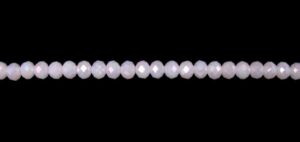 milky white ab crystal rondelle beads
