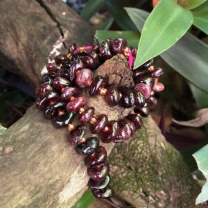garnet slice nugget gemstone beads natural crystals