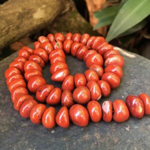 red jasper nugget gemstone beads natural crystals