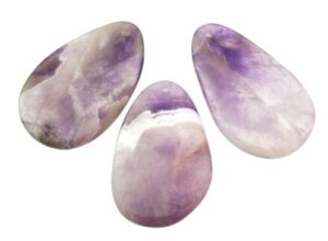amethyst freeform gemstone pendant