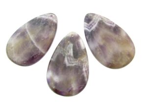 amethyst teardrop gemstone pendant