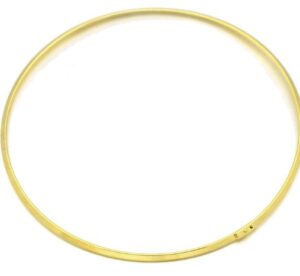 gold brass collar necklace