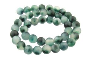 green jade gemstone beads 9mm