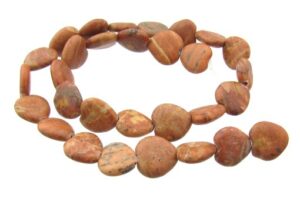 jasper heart gemstone beads