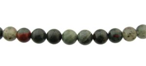 10mm round bloodstone beads