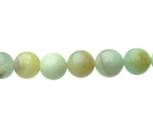 12mm round amazonite gemstone beads natural crystals