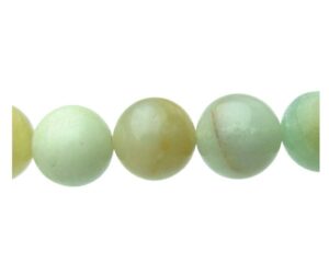 12mm round amazonite gemstone beads natural crystals