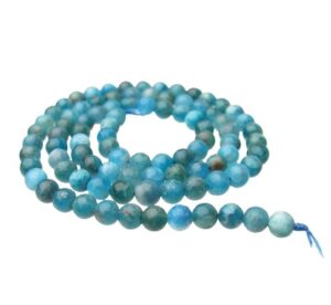 apatite 4mm round gemstone beads