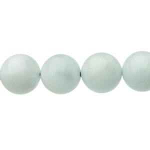 aquamarine 8mm round gemstone beads australia