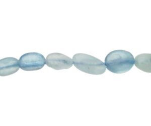 aquamarine pebble gemstone beads